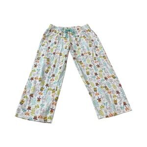 Disney Store Winnie the Pooh Lounge Pants XL White Multicolor Cartoon